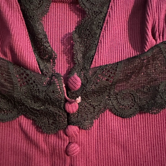 NWT! $128 retail Beach Bunny Anise Romper in oxblood - Picture 3 of 4